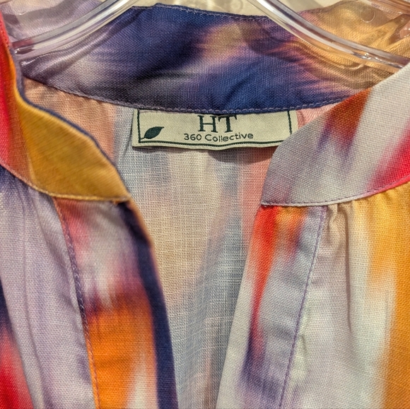 NWOT HT 360 Collective Deep Purple Colorful Women's Top - Picture 2 of 9